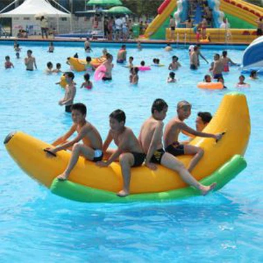 Barco de banana inflável do brinquedo